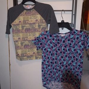 Set of nightmare before Xmas LuLaRoe kids shirts